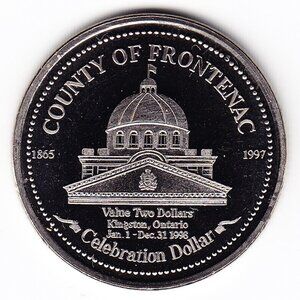 1997 County of Frontenac $1 Token (b73)